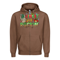 Chestnut jingle bell rockin' Zipper Hoodie - MaliasSmallBusiness