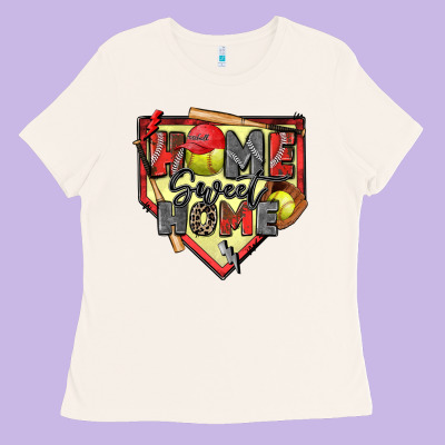 Home Sweet Home Softball Ladies Tee Designed By Zillion Design Studio