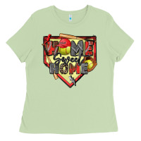 Matcha home sweet home softball Ladies Tee - Zillion Design Studio