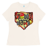 Bone home sweet home softball Ladies Tee - Zillion Design Studio