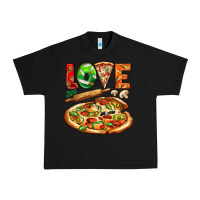 Black love pizza Urban Heavy Tee - AdoDesignShop