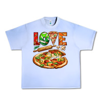 Grape Ice love pizza Urban Heavy Tee - AdoDesignShop