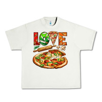 Pistachio love pizza Urban Heavy Tee - AdoDesignShop