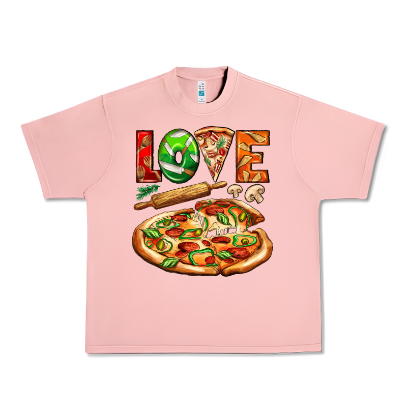 Love Pizza Urban Heavy Tee by AdoDesignShop | Teevron