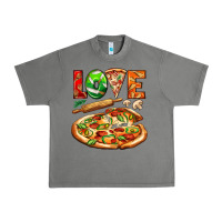 Tornado love pizza Urban Heavy Tee - AdoDesignShop