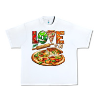 White love pizza Urban Heavy Tee - AdoDesignShop