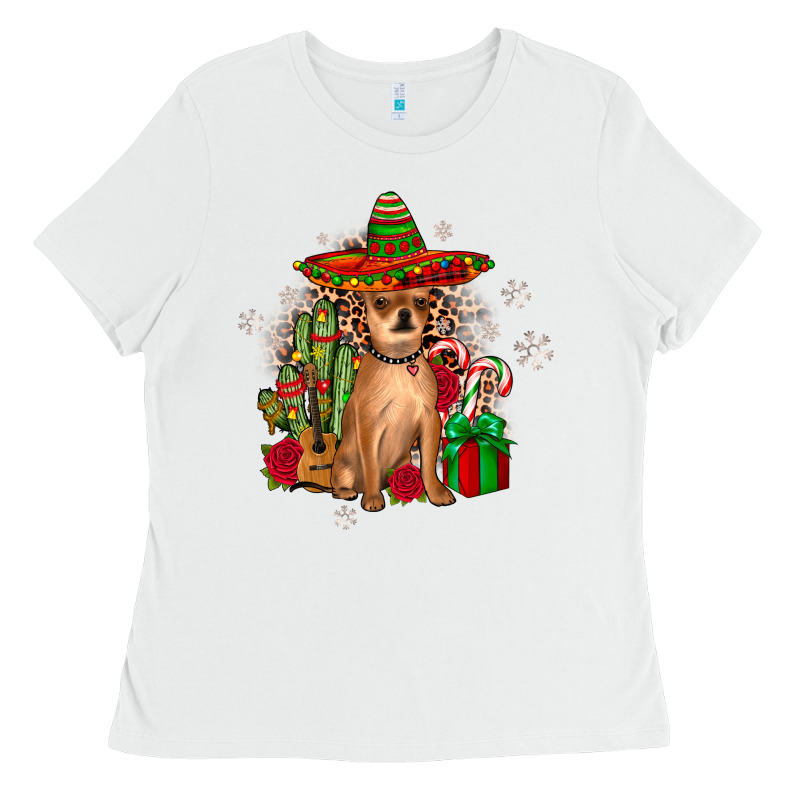 Chihuahua Christmas Ladies Tee by JahusDesignShop | Teevron