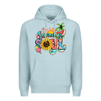 Blue Mist summer soul Premium Hoodie - NancyCooperArtShop