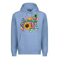 Colony Blue summer soul Premium Hoodie - NancyCooperArtShop