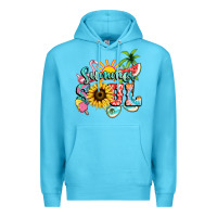 Ocean Blue summer soul Premium Hoodie - NancyCooperArtShop