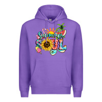 Purple summer soul Premium Hoodie - NancyCooperArtShop
