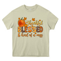 Mossy thankful blessed and kind of a mess Heavy Core Tee - Zillion Design Studio