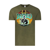 Vintage Olive rodeo Vintage Tee - JahusDesignShop