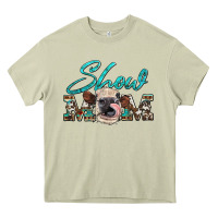 Mossy show mom aztec cowhide heifer Heavy Core Tee - Artiststas