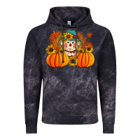 Cloud Black fall scarecrow with pumpkins Vintage Hoodie - Artiststas