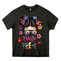 Asphalt hello pre k Heavy Core Tee - texasbilliewilder