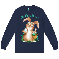 Navy Babies First Easter Boys Long Sleeve Tee - Jasminsmagicworld