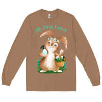 Toasted Coconut Babies First Easter Boys Long Sleeve Tee - Jasminsmagicworld