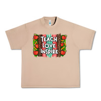 Burro teach love inspire brushstroke with  and pen leopard Urban Heavy Tee - Artiststas