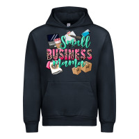 Navy Small Business Mama Urban Hoodie - CowGirlArtShop