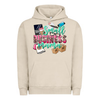Pigment French Oak Small Business Mama Urban Hoodie - CowGirlArtShop
