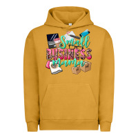 Pigment Peanut Butter Small Business Mama Urban Hoodie - CowGirlArtShop