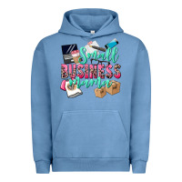 Pigment Pebble Blue Small Business Mama Urban Hoodie - CowGirlArtShop