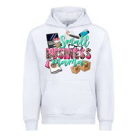 White Small Business Mama Urban Hoodie - CowGirlArtShop