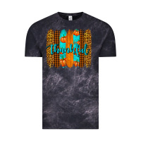 Cloud Black thankful brushstrokes Vintage Tee - AdoDesignShop