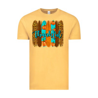 Vintage Mustard thankful brushstrokes Vintage Tee - AdoDesignShop