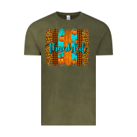 Vintage Olive thankful brushstrokes Vintage Tee - AdoDesignShop