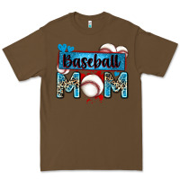 Cacao baseball mom with leopard Premium Tee - Zillion Design Studio
