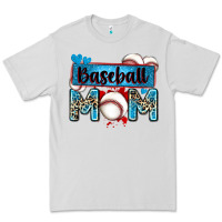 Dove Grey baseball mom with leopard Premium Tee - Zillion Design Studio