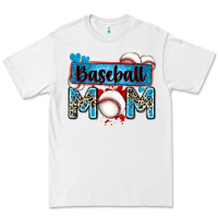 White baseball mom with leopard Premium Tee - Zillion Design Studio