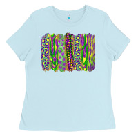 Mardi Gras Brush Stroke Ladies Tee | Teevron