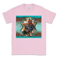 Bubblegum Pink western rodeo bullfighter Aztec leopard turquoise Classic Tee - BarkalooDesign