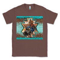 Chestnut western rodeo bullfighter Aztec leopard turquoise Classic Tee - BarkalooDesign