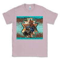 Lilac western rodeo bullfighter Aztec leopard turquoise Classic Tee - BarkalooDesign