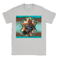 Moon Dust western rodeo bullfighter Aztec leopard turquoise Classic Tee - BarkalooDesign