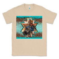Mushroom western rodeo bullfighter Aztec leopard turquoise Classic Tee - BarkalooDesign