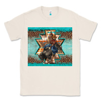 Natural western rodeo bullfighter Aztec leopard turquoise Classic Tee - BarkalooDesign
