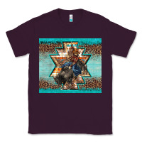 Plum western rodeo bullfighter Aztec leopard turquoise Classic Tee - BarkalooDesign