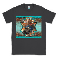 Smoke western rodeo bullfighter Aztec leopard turquoise Classic Tee - BarkalooDesign