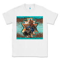 White western rodeo bullfighter Aztec leopard turquoise Classic Tee - BarkalooDesign