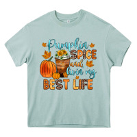 Arona pumpkin spice and livin  my best life Heavy Core Tee - Zillion Design Studio