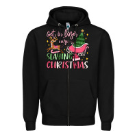 Get In Loser We're Slaying Christmas Zipper Hoodie | Teevron