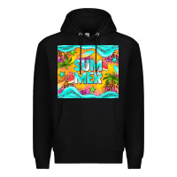 Black summer Premium Hoodie - NancyCooperArtShop