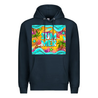 Navy summer Premium Hoodie - NancyCooperArtShop