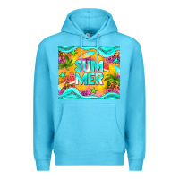 Ocean Blue summer Premium Hoodie - NancyCooperArtShop