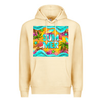 Pina Colada summer Premium Hoodie - NancyCooperArtShop